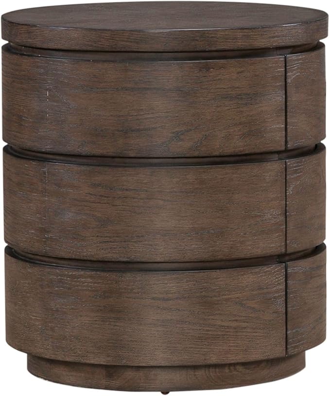 Liberty Furniture Cascade Falls Living Room Round End Table - Satin Espresso