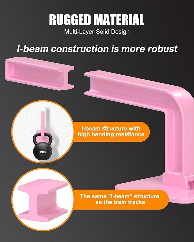 Hat Rack for Hat Storage (4-Pack), Multi-Purpose Hat Organizer, Strong Adhesive Hat Hooks for Wall Hat Organizer for Baseball Caps, Two Mounting Options Hat Hook, Pink