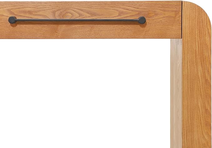 Christopher Knight Home Rulor Modern Console Table with Drawers, Wooden Narrow Console Table with Storage, Minimalist Narrow Entryway Table for Hallway, Behind The Couch, Living Room, Natural