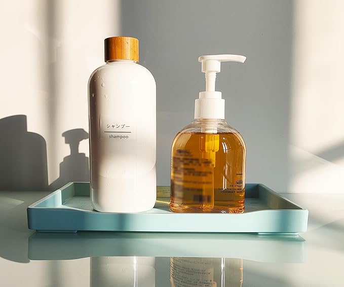 Small Blue Mini Serving Tray (8.5 x 6.3 inch) for Serving Accessory, Spa, Coffee, Drinks, Wine, Tea, Bar, Party, Seasoning, Perfume or Display Use.