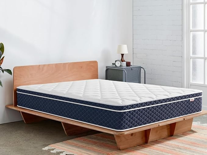 Twin XL Mattress 12 Inch, Hybrid Memory Foam Mattress in a Box, Medium Firm Feel with Motion Isolating, CertiPUR-US® Certified Foam, 100-Night Trial, Personalized Support & Pressure Relief