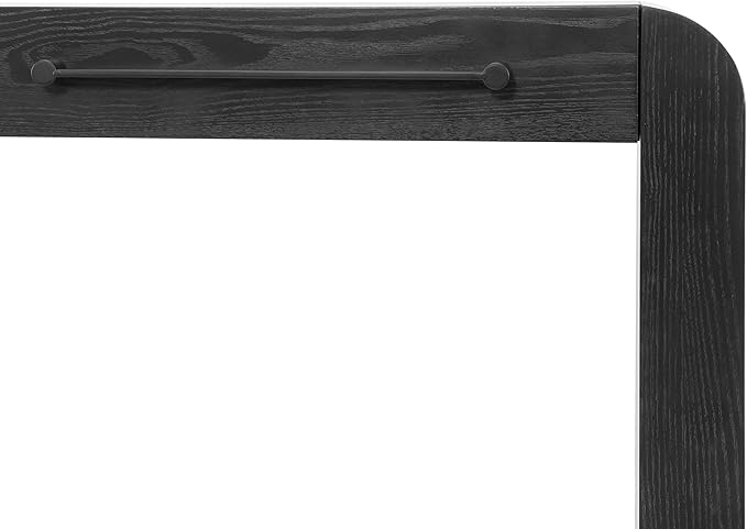 Christopher Knight Home Rulor Modern Console Table with Drawers, Wooden Narrow Console Table with Storage, Minimalist Narrow Entryway Table for Hallway, Behind The Couch, Living Room, Black