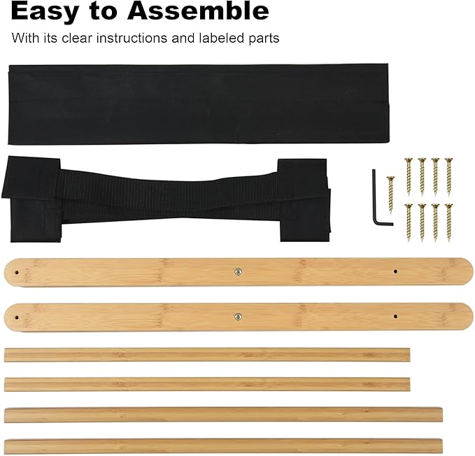 VASMIA Luggage Rack, Folding Suitcase Stand with Storage Shelf,Bamboo Luggage Stand for Guest Room,Bedroon and Hotel,Holds up to 131 lb,Fit Most Luggage Size,Natural