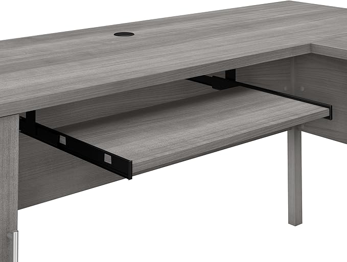 Bush Furniture File Drawer Accommodates Letter-Size documents While Box Drawer Stores Office Supplies and Utensils