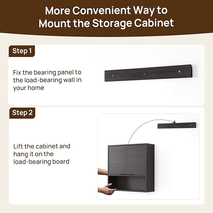 Bathroom Storage Cabinet with Motion Sensor LED Light, Wooden Medicine Cabinet Wall Mounted Cupboard with Disposable Face Towels Hole, Over Toilet Storage Cabinet and Adjustable Shelf (Grey)