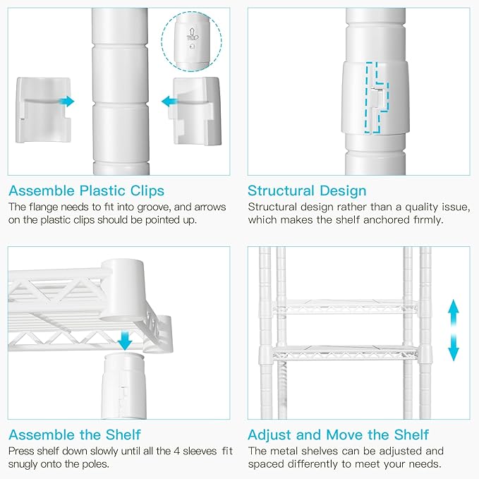 FUTASSI P3 Mini Rolling Clothes Rack, Clothing Racks for Hanging Clothes, Heavy Duty Garment Rack, Freestanding Portable Closet Rack 23.6'' W x 14'' D x 78.5'' H, Max Load 430 Lbs, White