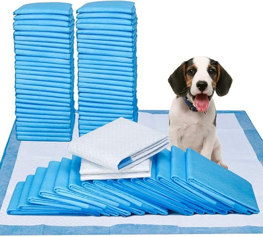 Petphabet Puppy Dog Training Potty Pads - 84 Count Box - 23" x 24" Large - Ultra-Absorbent Pet Pee Pads for Puppy Housebreaking (84 Pack)