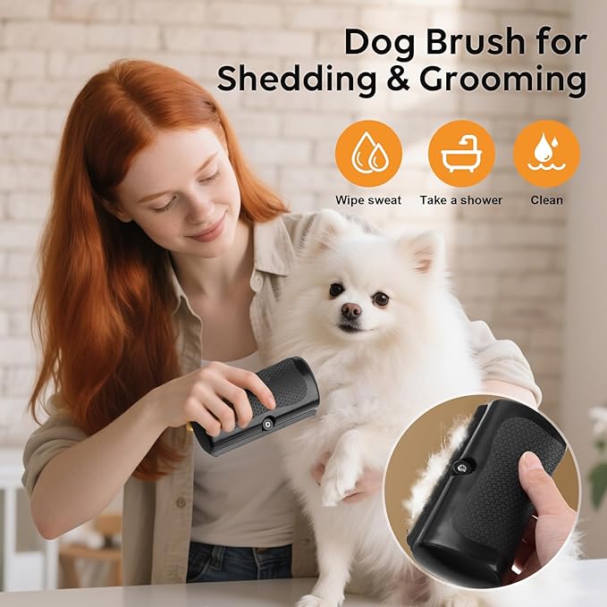 Groompro Deshedding Brush, Deshedding Brush for Pets, Deshedding Dog Brush for Cats, Dogs, Horses, Easy Hair Removal Tool