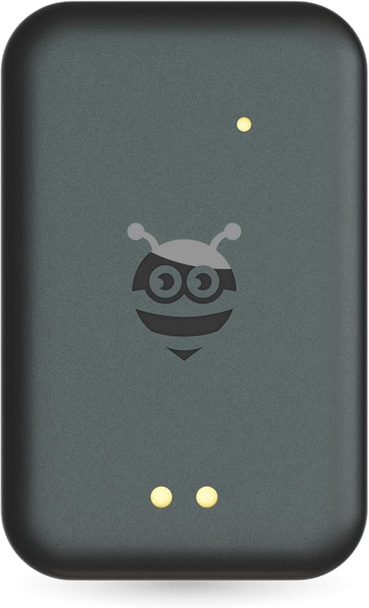 Pebblebee Universal Tag - Rechargeable Mini Item Tracker - Alternative to Air Tag & Android - 8-Month Battery Life - Works with Both Android & iOS Find My App - LED & Sound Alerts