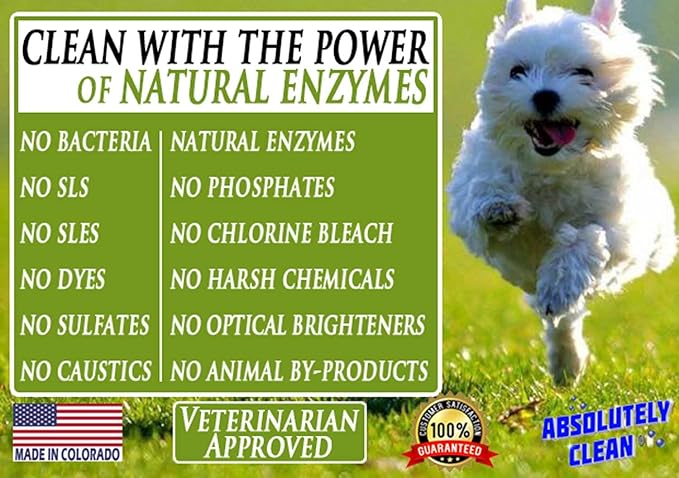 Amazing Outdoor Deodorizer odor eliminator Natural Enzyme Just Spray & Walk Away Grass, AstroTurf, Dog Runs, Patios, Decks, Fences & More Vet Approved - odor eliminator for strong odor
