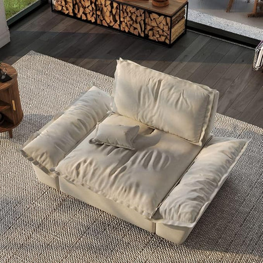 POVISON Oversized Modular Sectional Sofa for Living Room with Adjustable Backrest Modern Sectional Couches Deep Couch Seats Ottoman Corner Large Big Comfy Sofa Set for House Office(Regular Sofa)