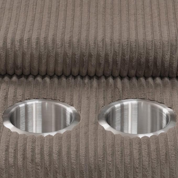 Manual Recliner Sofa Set,Microfiber Reclining Couch Set,Modern Living Room Furniture Set,Reclining Sofa Couch Chair for Living Room Home Office(Dark Brown,3 Pieces Set)