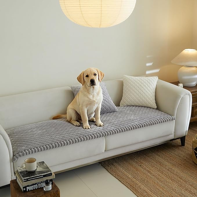 Couch Covers for 3 Cushion Couch Sofa Pet Friendly,Non-Slip Sofa Cover Washable