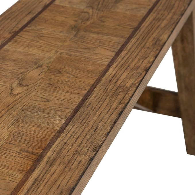 Liberty Furniture Carolina Park Sofa Table for Living Room - Amber Brown Oak