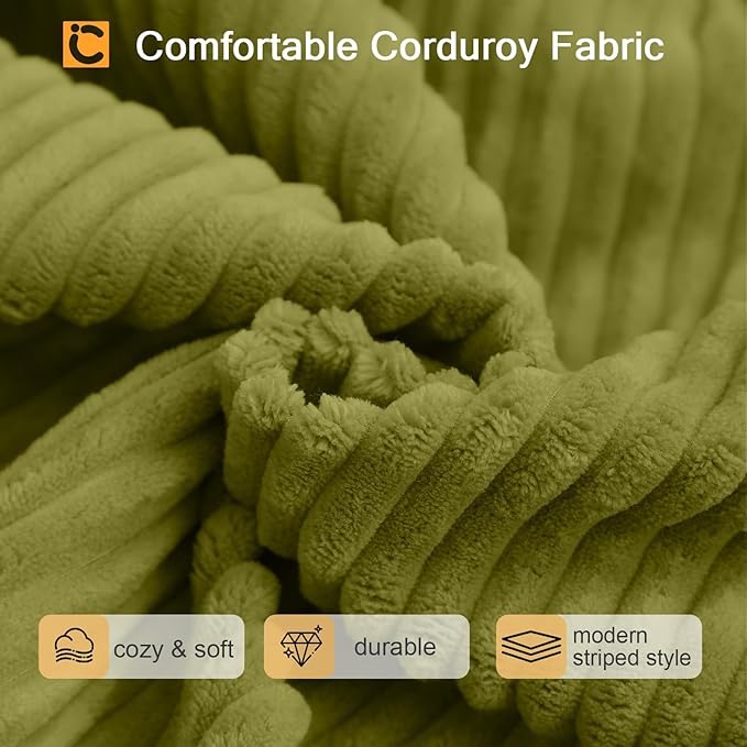 COMAX Folding Sofa Bed Queen, 4-in-1 Convertible Foldable Floor Couch Futon Sofa with Armrests, Sleeper Mattress Fold Out Chair Bed Comfy Portable Lounge Guest for Living Room Bedroom, Light Green