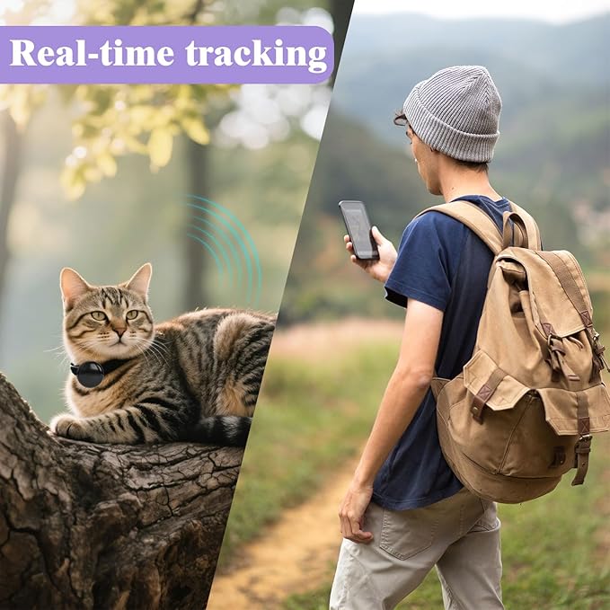 2025 Magnetic GPS Tracker for Vehicles - No Monthly Fee Real-Time Car Locator | Waterproof Hidden Tracking Device for Kids, Pets, Elderly & Assets | 1-Year Battery Life | No SIM/Subscription Needed