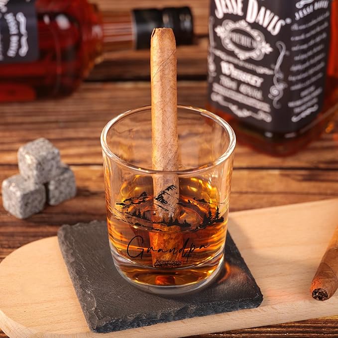 Ithmahco First Time Grandparents Christmas Gifts 2026, Grandma Wine Glass And Grandpa Whiskey Glass Set, Pregnancy Announcement Gifts For Grandparent, Promoted To Grandparents Christmas Gift