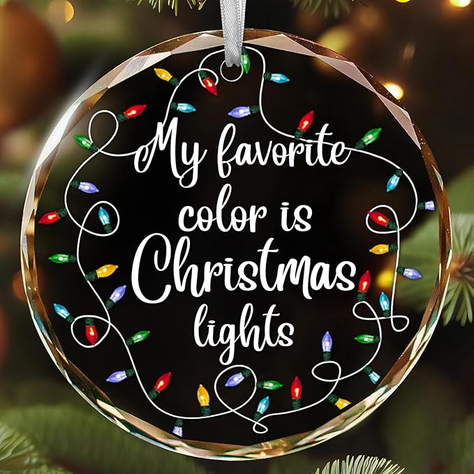 Unique Christmas Ornaments - Fun and Funny Xmas Tree Ornaments for Kids and Adults, 2025 Edition Light up Christmas Decorations, Single and Unique Ornaments for Hilarious Xmas Celebration