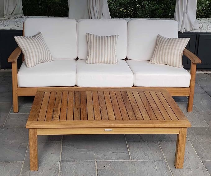 Atlantic Teak Coffee Table, Natural