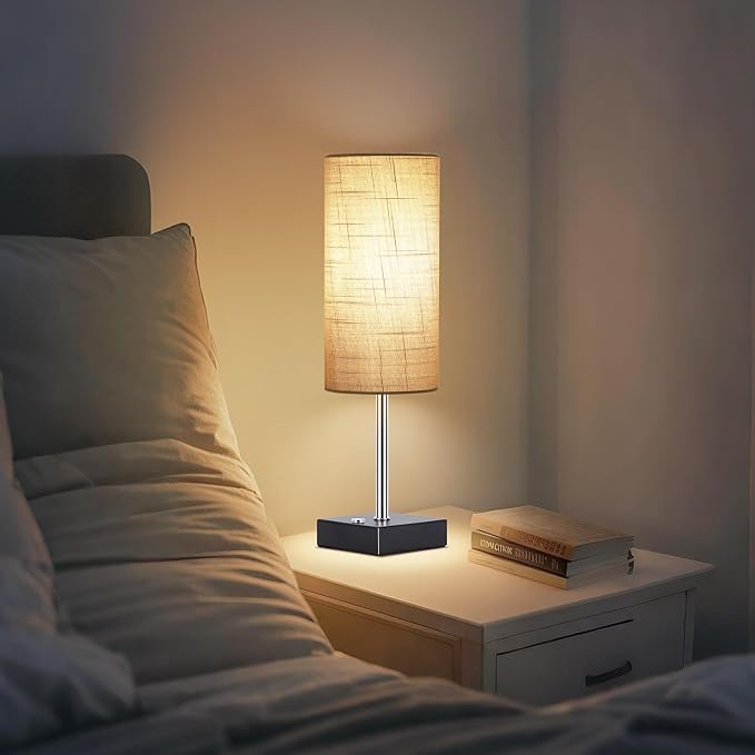 AVV Cordless Table Lamp with Dimmable, Rechargeable 3 Modes Battery Powered Bedside Lamp, Battery Operated Lamps for Night Stand, Touch Lamp for Bedroom, Living Room, Reading Room, 15 Inch Grey