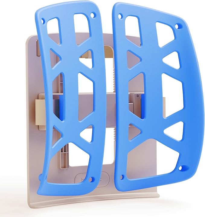 Beleduc Lumbar Support Pillow for Office Chair- Ergonomic Back Support Pillow with Adjustable Height, Improves Posture, Back Cushion with Straps for Home, Office, Car