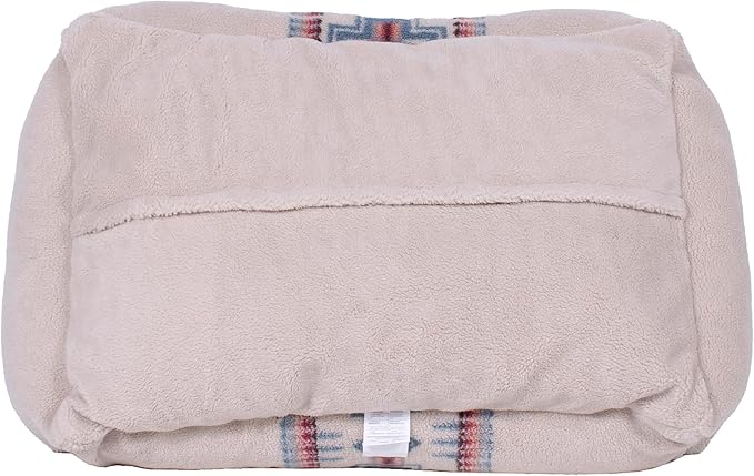 Pendleton Berber Kuddler Dog Bed - Harding Rosewood, XL