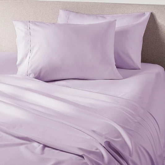 PeachSkinSheets Lavender Mist Sheet Set - 1500tc Level of Softness - Extra Soft Cooling Sheets for Hot Sleepers and Night Sweats - Twin Size