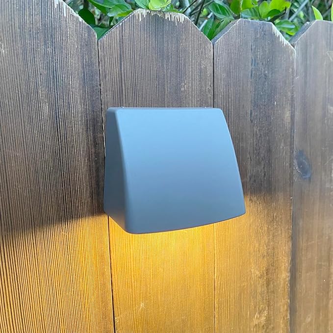 Arrownine Landscape Lighting Low Voltage Deck Lights 5W 12-24V,Outdoor Waterproof Fence Post Lights for Patio Stairs Yard Railing Wall Light Warm White Bronze Color 2 Packs