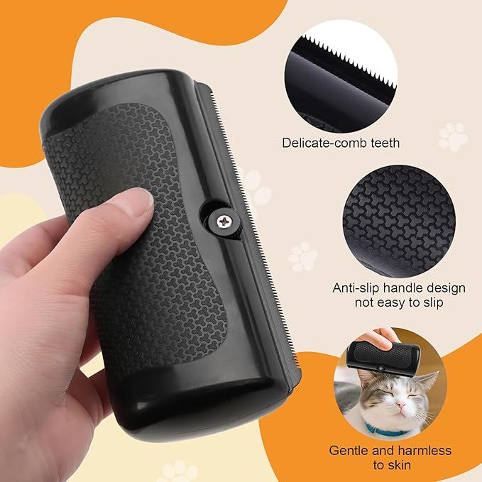 Groompro Deshedding Brush, Deshedding Brush for Pets, Deshedding Dog Brush for Cats, Dogs, Horses, Easy Hair Removal Tool