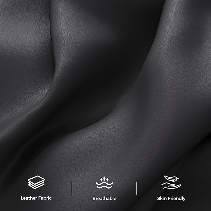 89” Futon Sofa Bed,Futon Couch Bed with 2 Square Pillows,Convertible Sleeper Sofa with Adjustable Backrest& Armrests, Modern Loveseat Sleeper for Living Room, Bedroom,Faux Leather Dark Gray