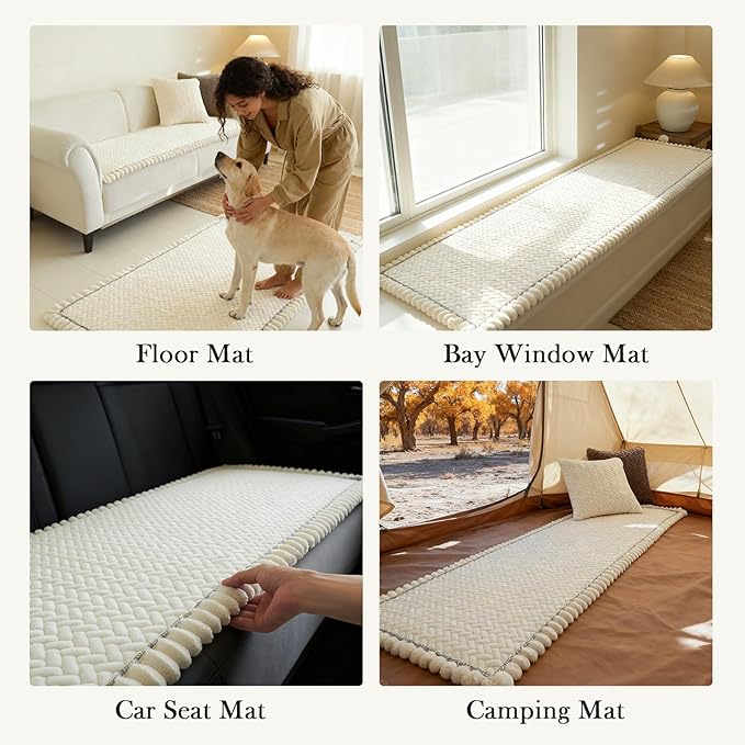 Couch Covers for 3 Cushion Couch Sofa Pet Friendly,Non-Slip Sofa Cover Washable