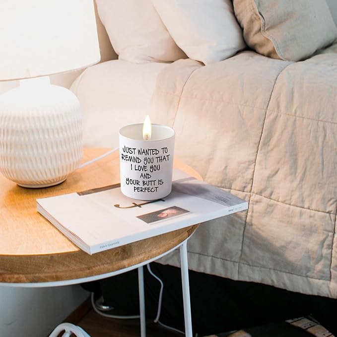 BFJLIFE Gifts for Her Funny Romantic Unique I Love You Valentines Day Anniversary Christmas Birthday Gifts for Women Girlfriend Wife Lavender Scented Soy Candles