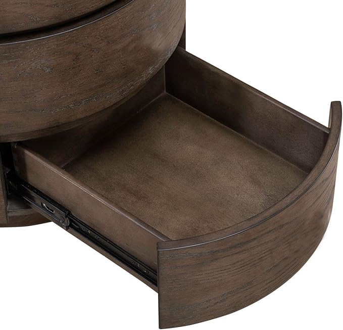 Liberty Furniture Cascade Falls Living Room Round End Table - Satin Espresso