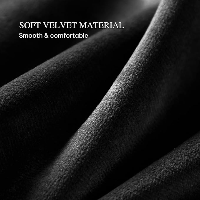 DWVO Queen Size Bed Frame with Adjustable Headboard, 4 Storage Drawers and RGB LED Lights, Velvet Upholstered Platform Bed with USB Ports, No Box Spring Needed, Fast Assembly, Noise-Free, Black