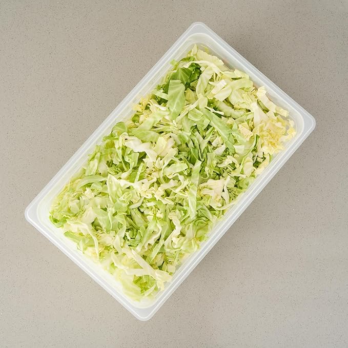 Restaurantware Food Storage Container 1 Pack of 20.7 x 12.6 x 7.8 Inches Plastic Stackable Storage Box White Reusable Label Container Dishwasher Safe For Restaurants And Kitchens