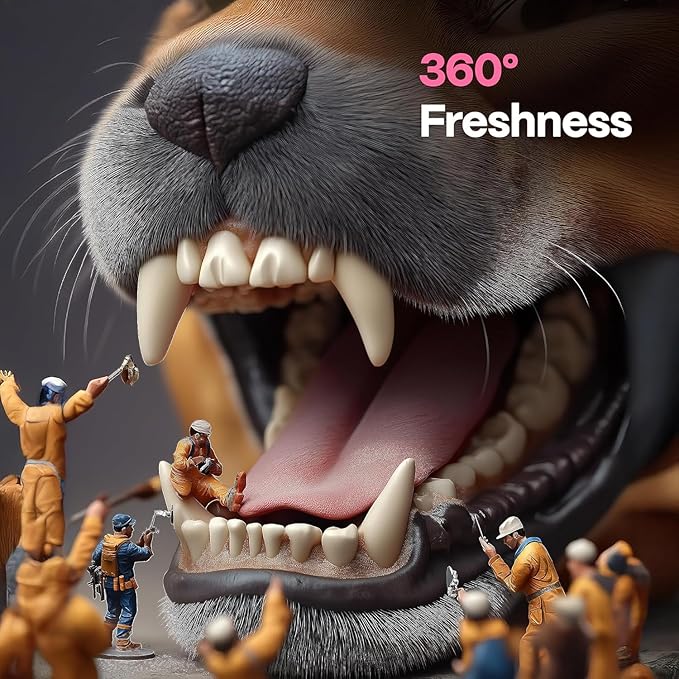 DOCO Dog & Cat Ear & Teeth Cleaning Wipes Kit - Removes Plaque, Tartar & Wax, Freshens Breath, Soothes Ears with Chamomile, Aloe & Bacon Flavor - Gentle & Effective for All Pets, 100 Count