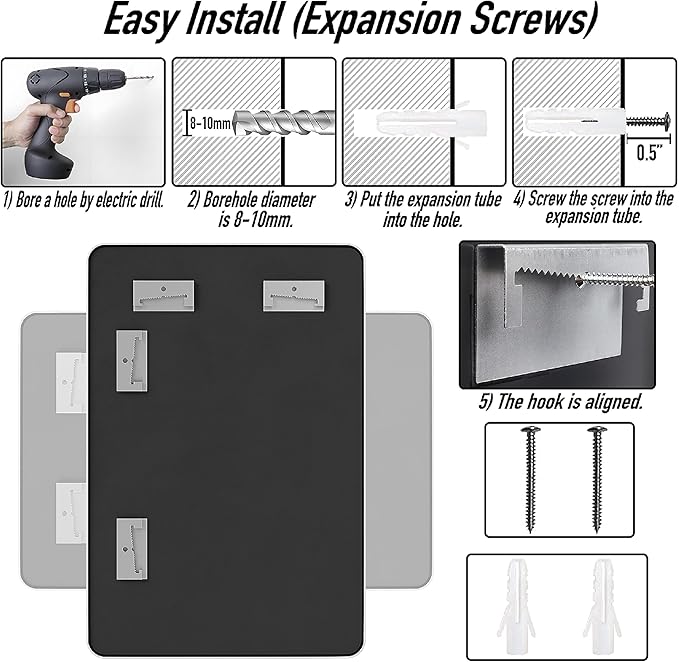 20x30 Rectangle Mirror Full Length Wall Mounted Hanging or Against Wall Metal Frame Dressing Make-up Mirrors for Entryway Bedroom Bathroom Living Room 20 30 inch Silver