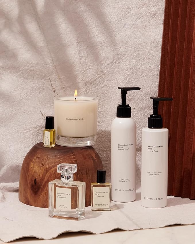 Maison Louis Marie - No.02 Le Long Fond Soy Wax Candle | Luxury Fragrances for a Modern World (8.5 oz | 240 g)