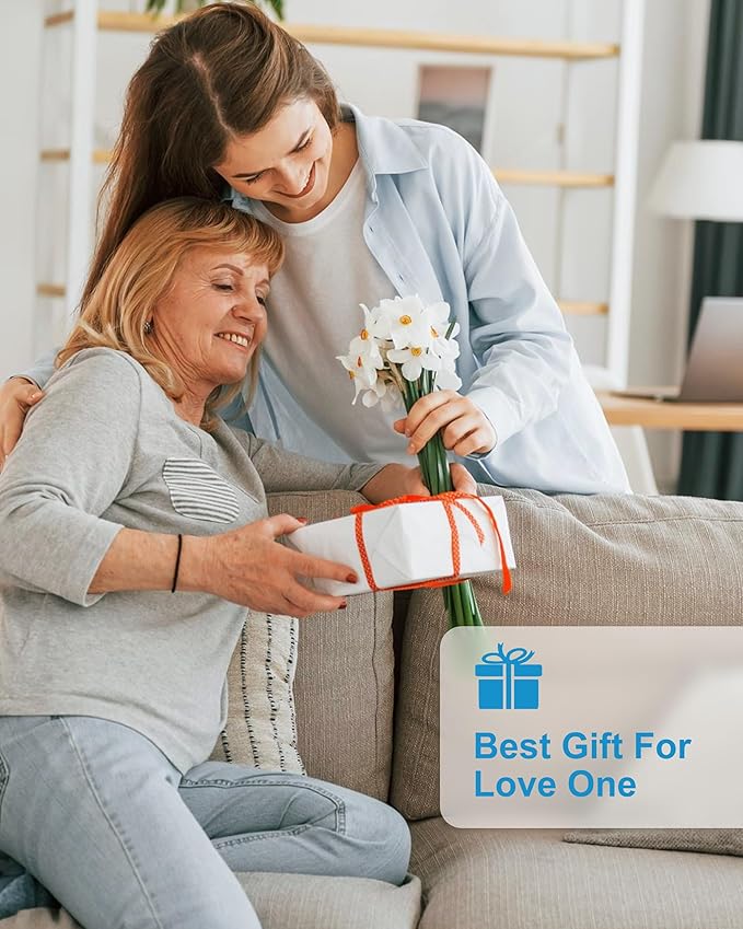 Beleduc Lumbar Support Pillow for Office Chair - Heated Back Support Pillow with Vibration Massage, Ergonomic Back Massager for Chair, Adjustable Vibration, 2 Heat Levels, Gifts