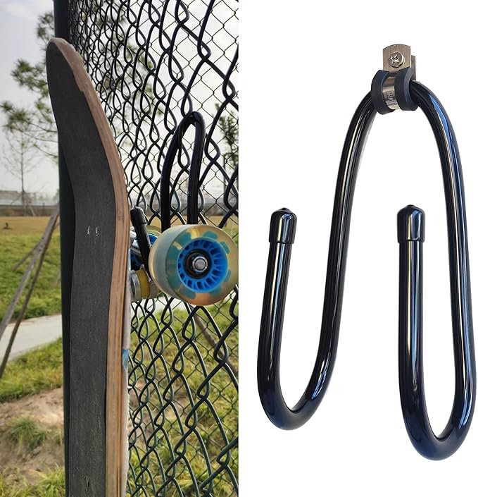 Upgraded Skateboard Wall Mount Skateboard Hanger, Skateboard and Longboard Wall Rack, Skate Board Holders-Lengthen