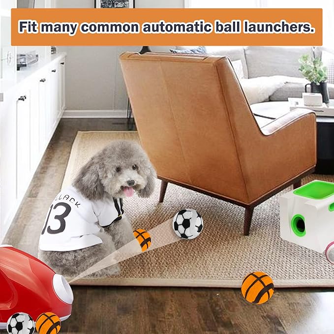 X-Small Dog Tennis Balls Dog Toys Ball 1.5" Pack of 12, Fit Ball Launchers