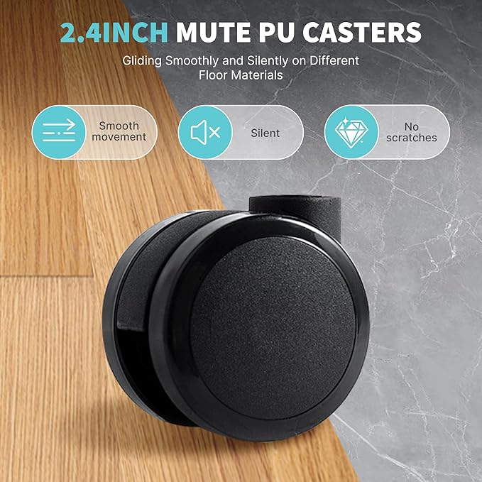 Ergonomic Mesh Office Chair with S-Shaped Backrest, 4D Adjustable Armrests, Sliding Seat Depth, Fixed Headrest, Dual-Layer Mesh, 130° Recline, SGS Class 3 Gas Lift, 300 lbs Capacity