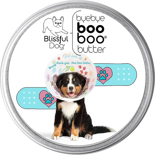 The Blissful Dog 8 oz TIN Bernese Mountain Dog Booboo Butter