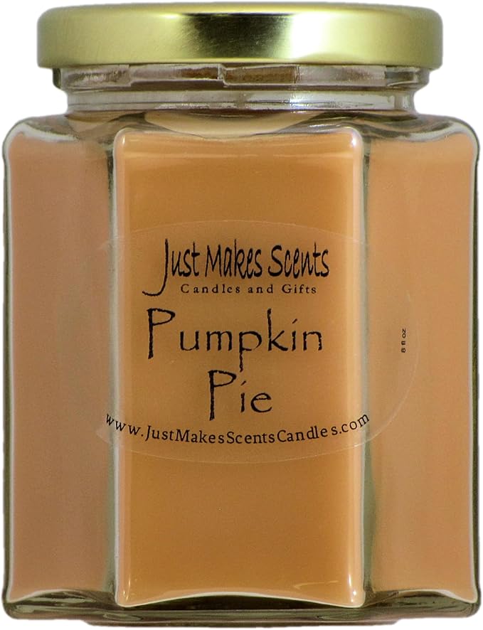 Pumpkin Pie Scented Blended Soy Candle by Just Makes Scents (8 oz)