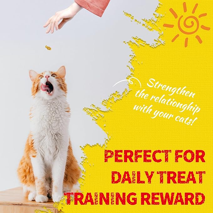 Just Try 16 OZ Cat Treats for Indoor Cats, High Protein Low-Calorie Cat Snacks, Healthy Crunchy Treats, Grain Free Natural Chicken Flavor