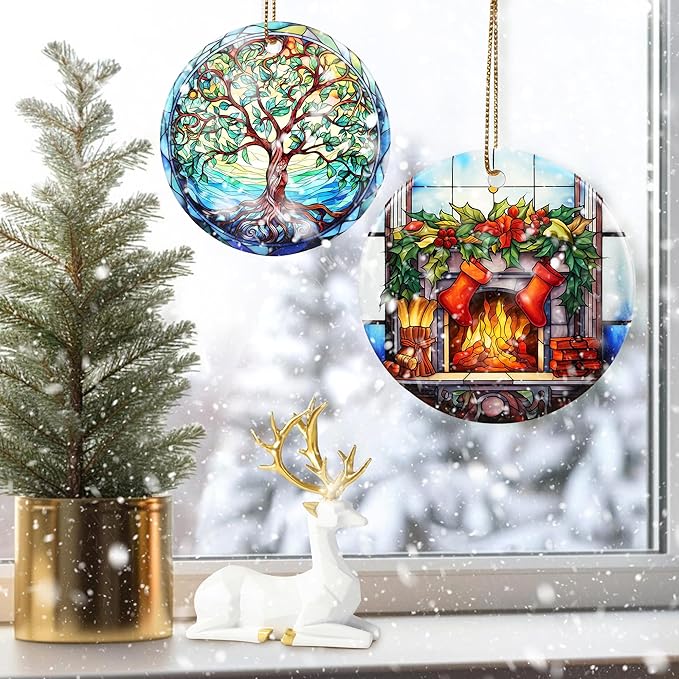 Christmas Ornament, Stocking Hanger Ornament, Christmas Decorations for Tree, Heirloom Keepsake, Gift Idea