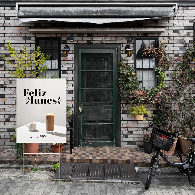 50 Pcs Yard Sign Stake, 15'' x 10'' Heavy Duty Metal H-Stakes, H Frame Yard Sign Stands for Advertising Party Decorations Outdoor Lawn Garden Garage House Christmas Decor