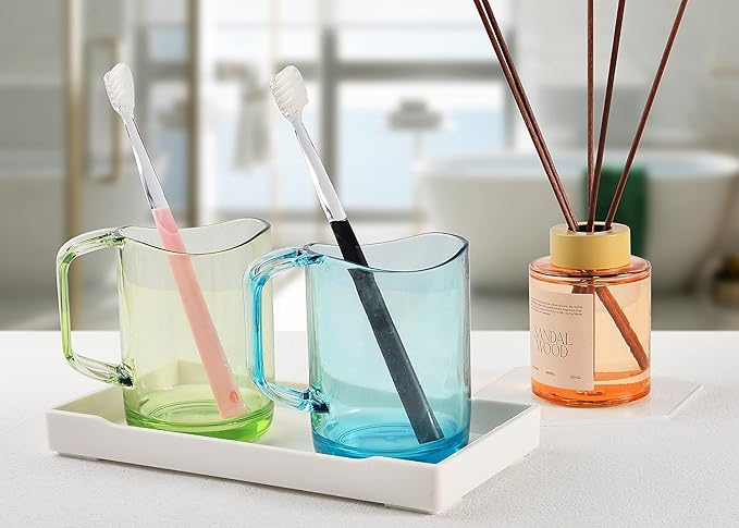 Small White Mini Tray (8 inch x 4 inch) for Serving Accessory, Spa, Coffee, Drinks, Wine, Tea, Bar, Party, Towel, Seasoning, Perfume or Display Use.