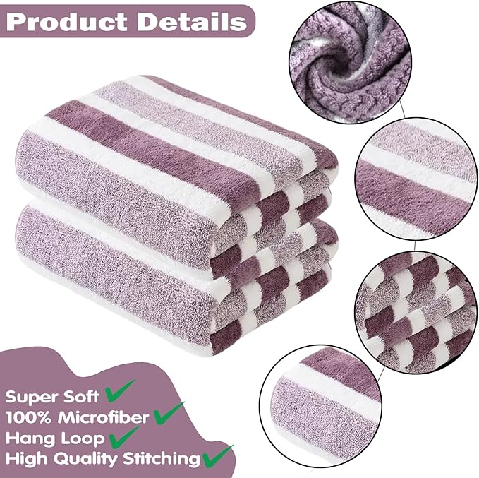 Microfiber Bath Towel 35x70in - Ultra Soft Quick Dry, Lightweight for Gym, Spa, Travel | Hotel Grade & Multi-Use| Single Pack