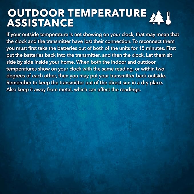 Sharp Atomic Analog Wall Clock - 12" Silver Brushed Finish - Sets Automatically- Battery Operated - Easy to Read - Easy to Use– Modern Design and Style